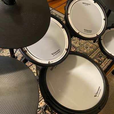 Roland TD-07KVX V-Drum Kit with Mesh Pads 2021 - Black image 3