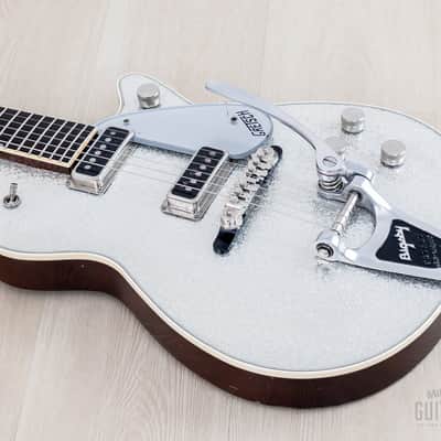 1995 Gretsch 6129T-57 Silver Jet ‘57 Vintage Reissue Silver Sparkle w/ Dynasonics, Bigsby, Melita & Case image 10