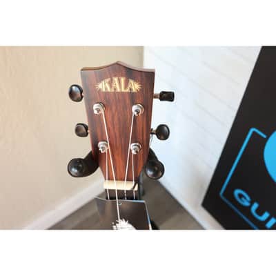 Kala KA-SSEBY-T Solid Spruce Top Striped Ebony Tenor Ukulele – Satin Finish image 12
