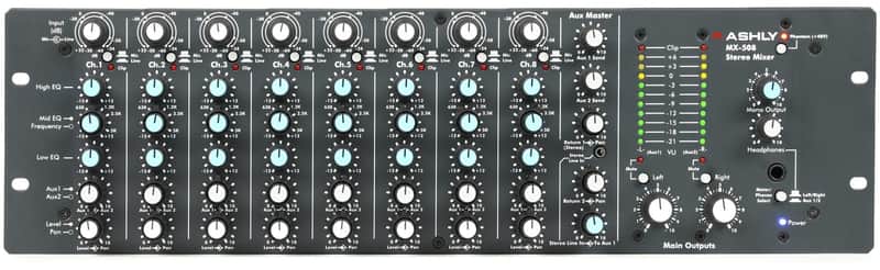 Ashly MX-508 8-Channel Rackmount Mixer | Reverb