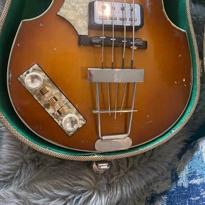 Hofner 500/1 Selmer Bass, Left Handed 1963 - Sunburst image 9