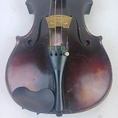 Paris fe, 70 1870 label Violin 4/4 +Repaired 1950 Donovan Gorman Port Huron,MI image 13