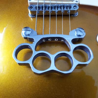 McKillop Custom Stop Tailpiece Brass Knuckles image 2