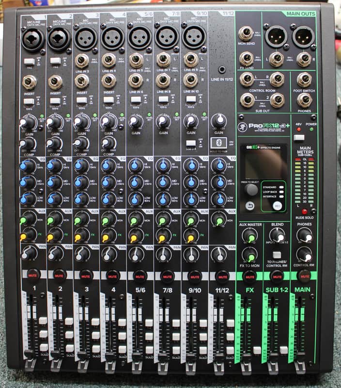 Mackie ProFX12V3+ Plus Professional Analog Audio Mixer with USB Bluetooth image 1
