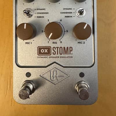 Universal Audio OX Stomp Dynamic Speaker Emulator 2023 - Present - Silver image 3