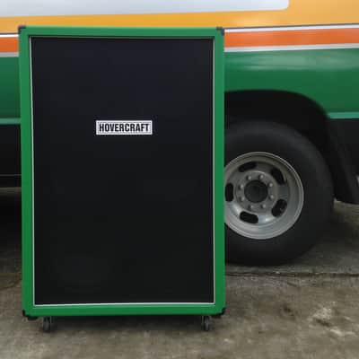 Hovercraft 6x12 Guitar Cabinet Convertible Back Green Black White - WGS Invader image 1