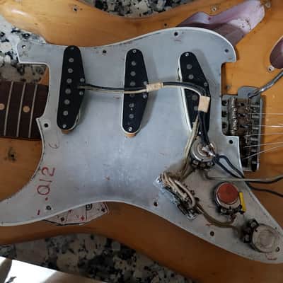 Fender Stratocaster 1962 Natural Slab board/veneer Transition month image 10