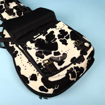 Levy's Canada Guitar Leather Case Cow Cowprint image 7
