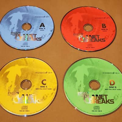 ESCAPE FROM THE PLANET OF THE BREAKS - 4 x CD & 2 CD-ROM - RARE image 2