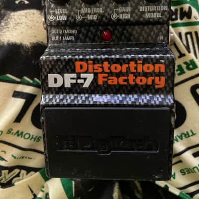 DigiTech DF-7 Distortion Factory Effects Pedal 2010s - Carbon Fiber image 1