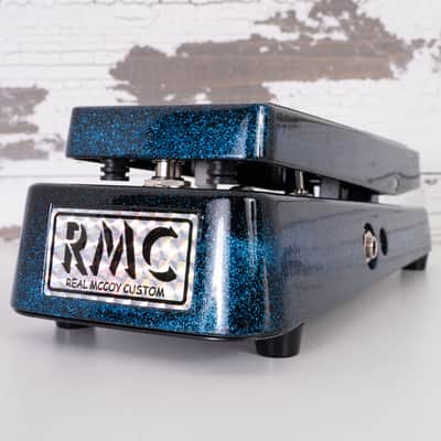 Real McCoy Custom RMC 4 Picture Wah  Blue Sparkle *Video* image 3