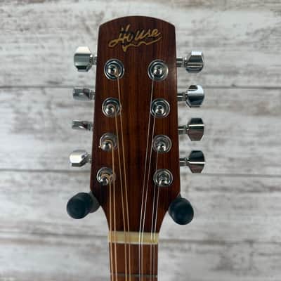 Josh House Gazouki Octave Mandolin w K&K Pick PU Exc Fine! 2016 natural open pore finish image 5