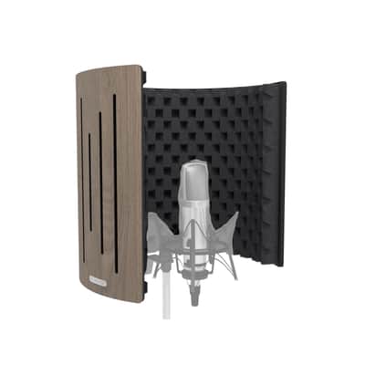 Vicoustic Flexi Screen Ultra MKII Natural Walnut - Reflection filter image 3