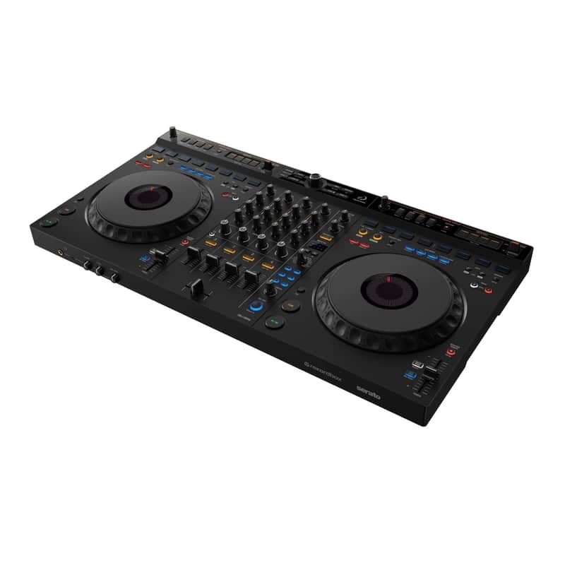 Pioneer DJ AlphaTheta DDJ-GRV6 4-Channel Performance DJ Controller with Groove Circuit Function and Smart Rotary Selector (Matte Black) image 1