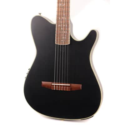 Ibanez TOD10N Tim Henson Signature Nylon Acoustic-Electric Transparent Black Flat image 21