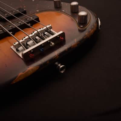 ESP Vintage Four Precision/Jazz Bass guitar! NOT LTD! Sunburst! Custom Shop Fender Killer! image 13