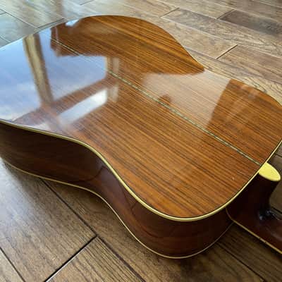 1980s Yamaha FG-350D Acoustic Dreadnought Guitar Natural Nippon Factory w/OHSC image 14