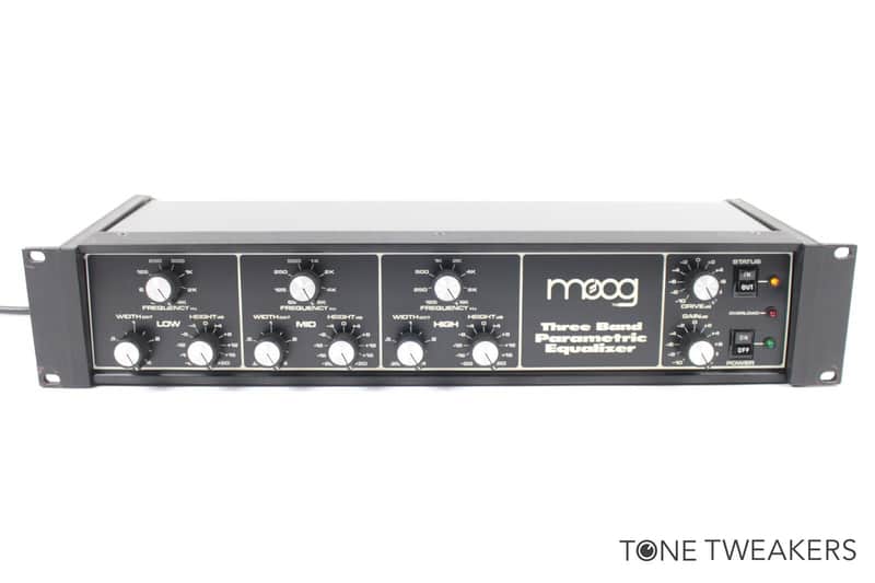 Moog Three Band Parametric Equalizer 3 eq SERVICED rack VINTAGE GEAR DEALER image 1