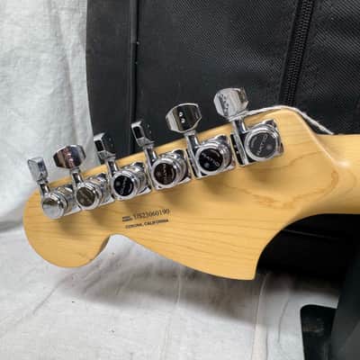 Fender American Performer Stratocaster Guitar with Rexylab Ultimate Strat upgrades/mods + Case 2023 - Arctic White / Rosewood fingerboard image 9