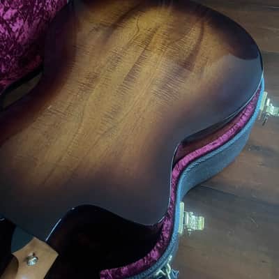 Taylor 224ce-K DLX Koa Grand Auditorium with ES2 Electronics, Cutaway 2017 - 2018 - Shaded Edgeburst image 6