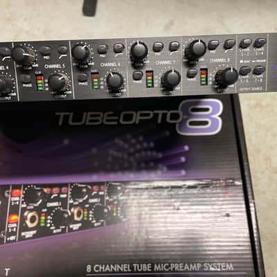 ART TUBEOPTO 8-Channel Rackmount Microphone Preamp with ADAT 2010 - Present - Black image 5