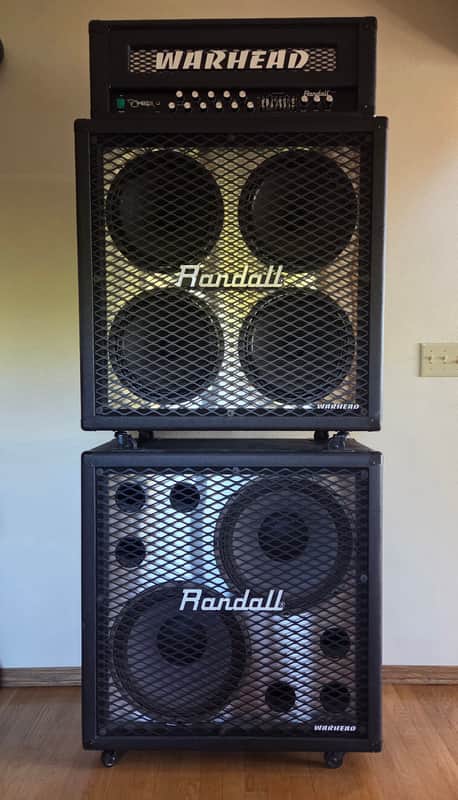 Randall Warhead Amp Full Stack with 4x12 and 2x15 Cabinets Cabs Amplifier Dimebag Darrell Signature Head image 1