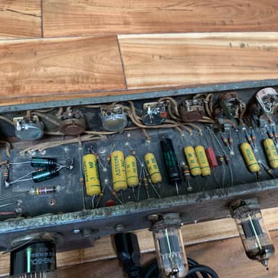 1958 Fender High Power Tweed Twin 5F8-A image 15