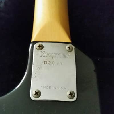 Kramer Pacer 1984 1985 Black Hockey Neck USA American EVH ERA image 12