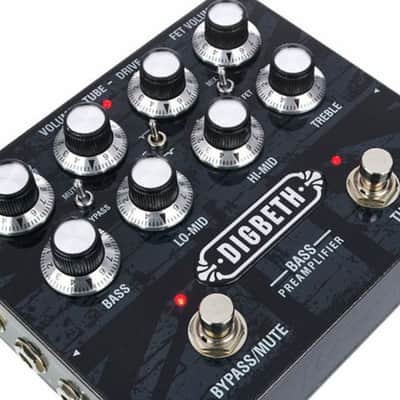 Laney DIGBETH DB-PRE Bass Guitar Pre Amplifier Pedal with FET & TUBE preamp signal paths image 1