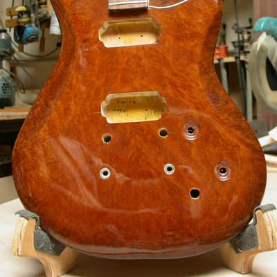 Complete to Suit: Till Guitars Redwood Burl Boutique Thinline Handmade in California image 1