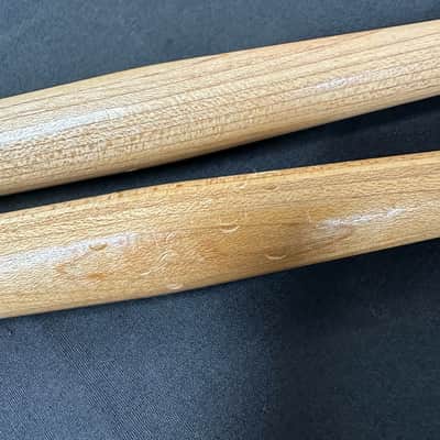 VINTAGE Ludwig PLS Marching Snare Drum Sticks, 1970s Blue Ink Label -EXCELLENT image 5