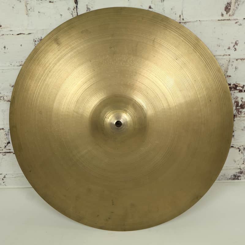 Vintage 18" No-Stamp Crash/Ride Cymbal 1960s/1970s Avedis Zildjian Profile image 1
