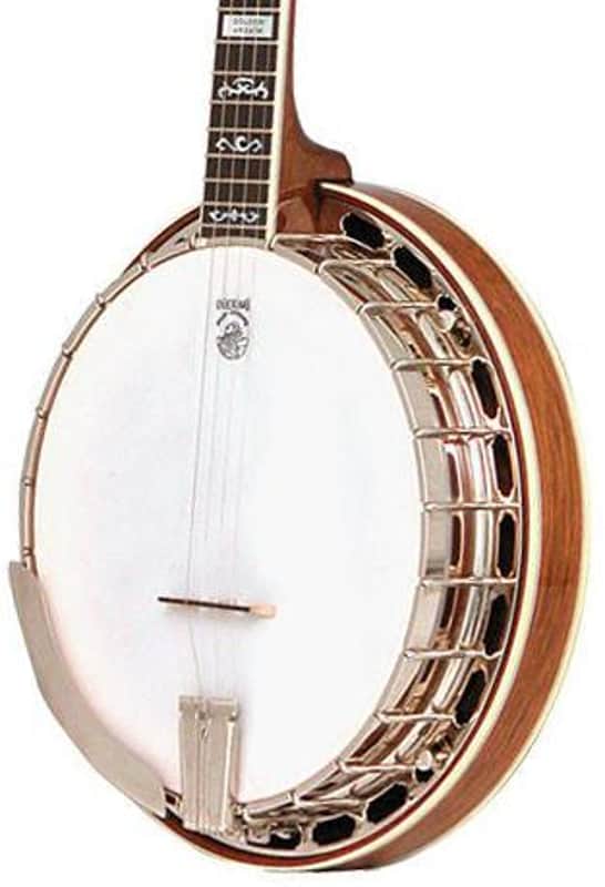 Deering Golden Wreath 5-string Resonator Banjo - Brown Mahogany image 1