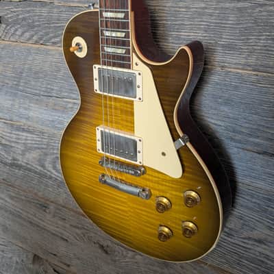 Used Gibson Custom Shop '59 Les Paul Standard Reissue - VOS Green Lemon Fade image 3