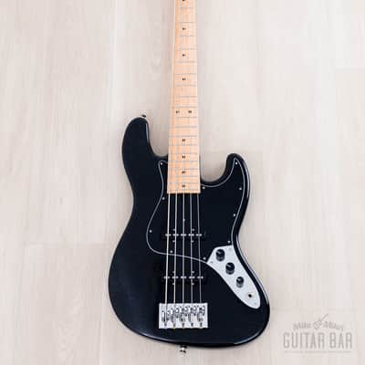 2024 Mike Lull Custom Guitars V5 5-String Jazz Bass Black Pearl w/ Hangtag, Case image 2