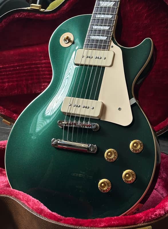 2025 Gibson Les Paul Standard P90 British Racing Green Exclusive image 1