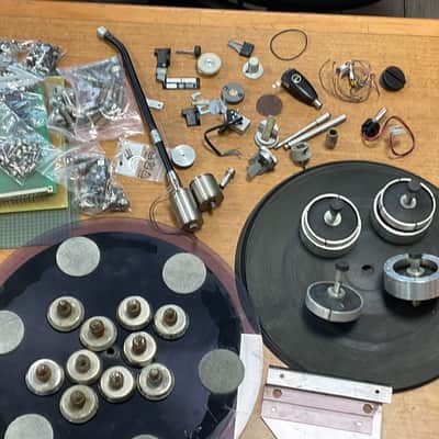 Telefunken PS 81 DD turntable  ( EMT ) lotto parts original image 3