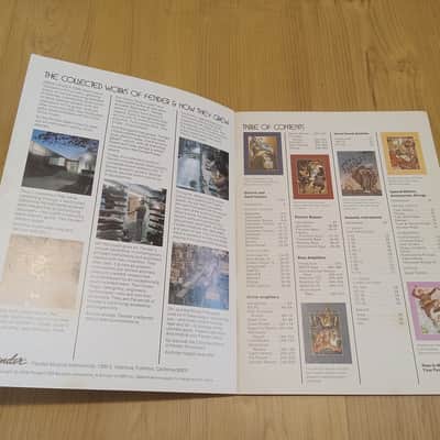 Vintage 1976 Fender Full-Line, Full-Color Catalog! Rare, Original Case Candy, Paperwork! image 2