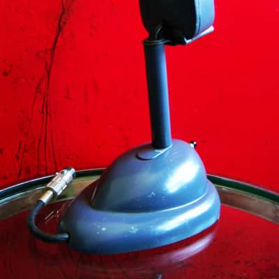 Vintage 1950's General Electric 97U29 / Shure 410 microphone w Shure S-36 stand PROP # 3 image 6