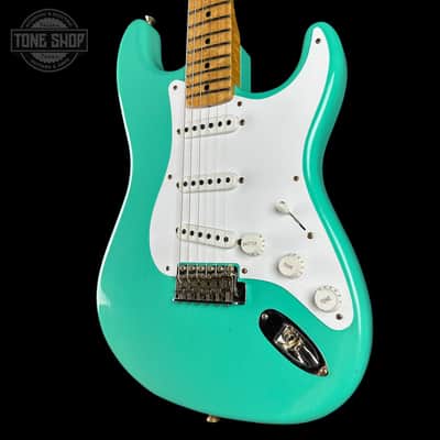 Fender Custom Shop 70th Anniversary 1954 Stratocaster Journeyman Relic Seafoam Green w/case image 3
