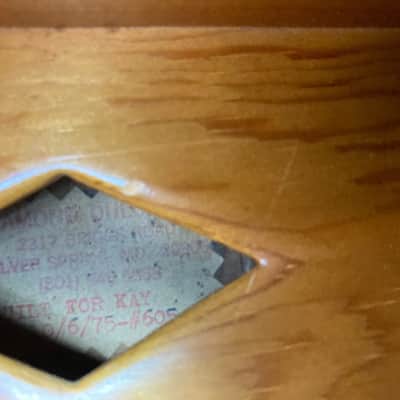 1975 Lucky Diamond Six String Mountain Dulcimer image 11