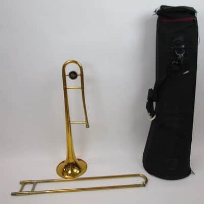 Accent Tenor Trombone Brass with case, Good Condition. image 1