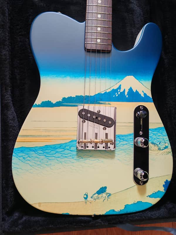 NEW IN BOX* Fender Japan Art Canvas Esquire Mt Fuji | Reverb Slovakia