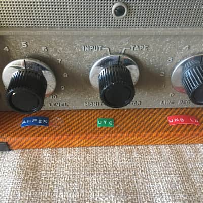 Ampex 601 Modified Vintage 3x1 Tube Preamp in Tweed Lunchbox mid-50s image 2