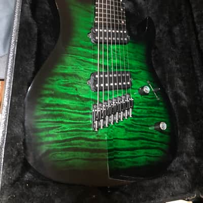Kiesel DC800 Green Burst Multiscale 8 string image 2