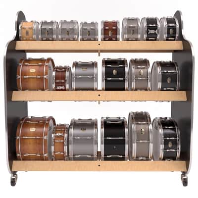 The Band Room™ Mobile Drum Storage Racks | by A&S Crafted Products image 2