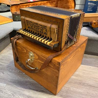 Hohner Button Box Diatonic Accordion Germany Unknown Model (1920s) image 3