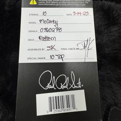 PRS McCarty 10-Top 2023 - Black image 23