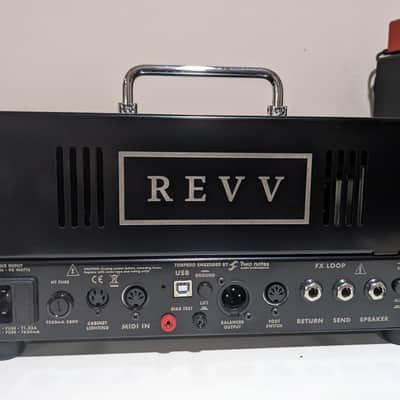 REVV G20 2-Channel 20-Watt Guitar Amp Head with Reactive Load and Virtual Cabinets 2020 - 2021 - Black image 5
