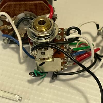 2020's Era MIM Charvel San Dimas Pro Mod So Cal Guitar Complete Electronics Wiring Volume Pot Jack image 3